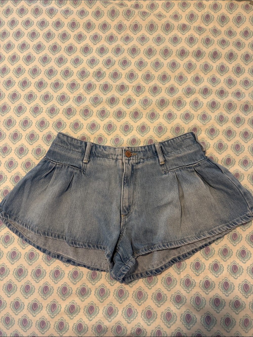 Free People We The Free Bluebell Denim Shorts